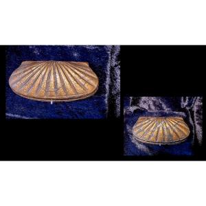 Paire d'écrins à bijoux d'époque Art Nouveau 