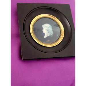 Painted Miniature: Portrait Of A Lady, After Piot Joseph Sauvage—18th Century