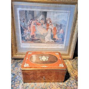 &quot; Coffret &quot; en Marqueterie Boulle - Epoque Charles X - 1830 XIXe Si&egrave;cle