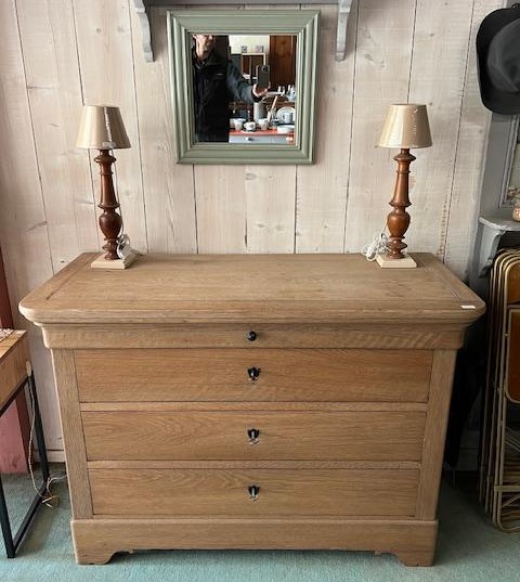 Louis Philippe Oak Chest Of Drawers