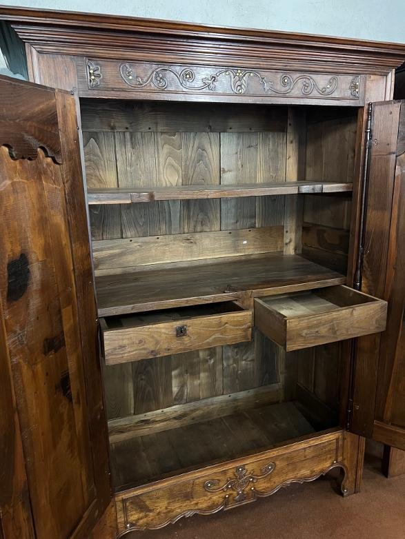 Armoire Morbihannaise en châtaignier-photo-3