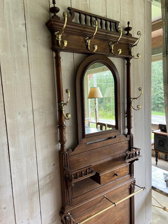 Oak Coat Rack-photo-2