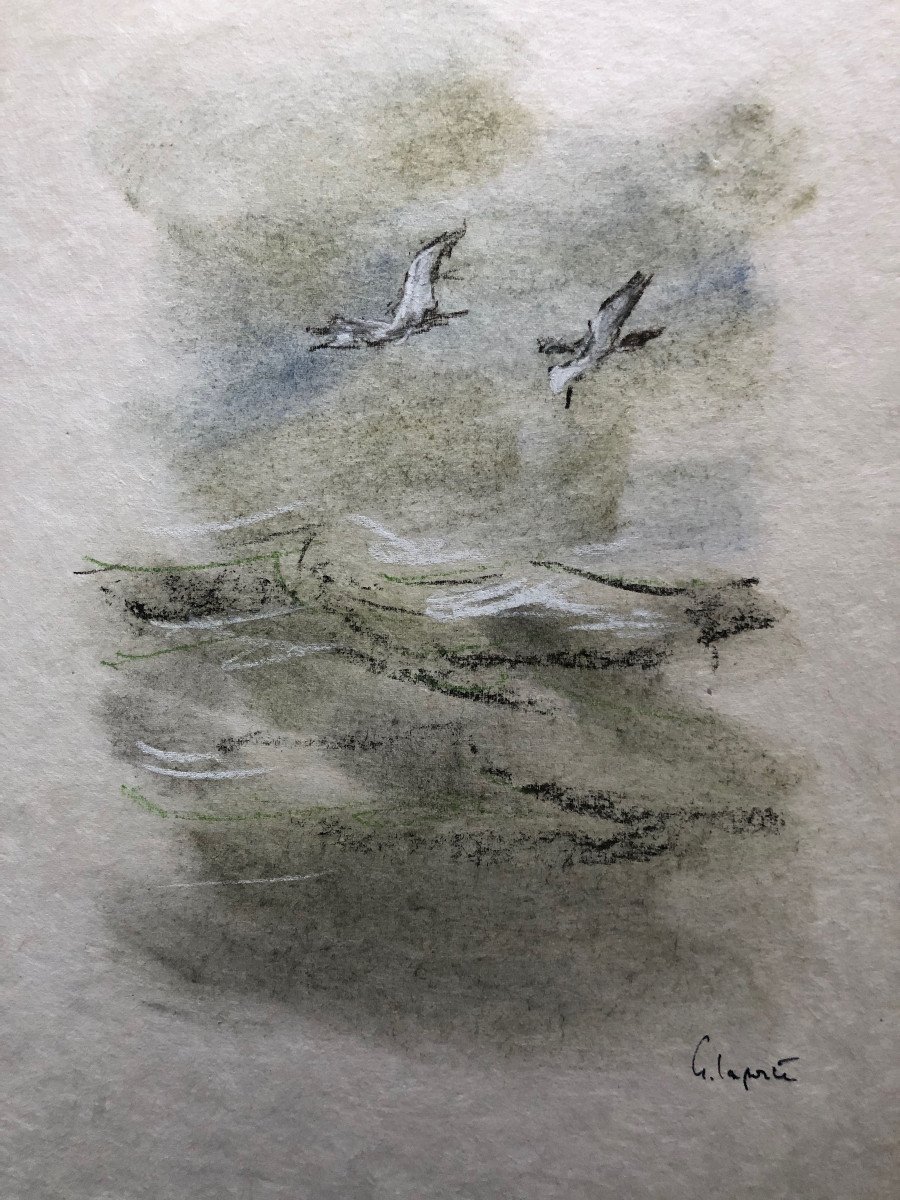 Paul Verlaine- Poèmes Saturniens-illustré de  20 pastels originaux de Georges Laporte-photo-4