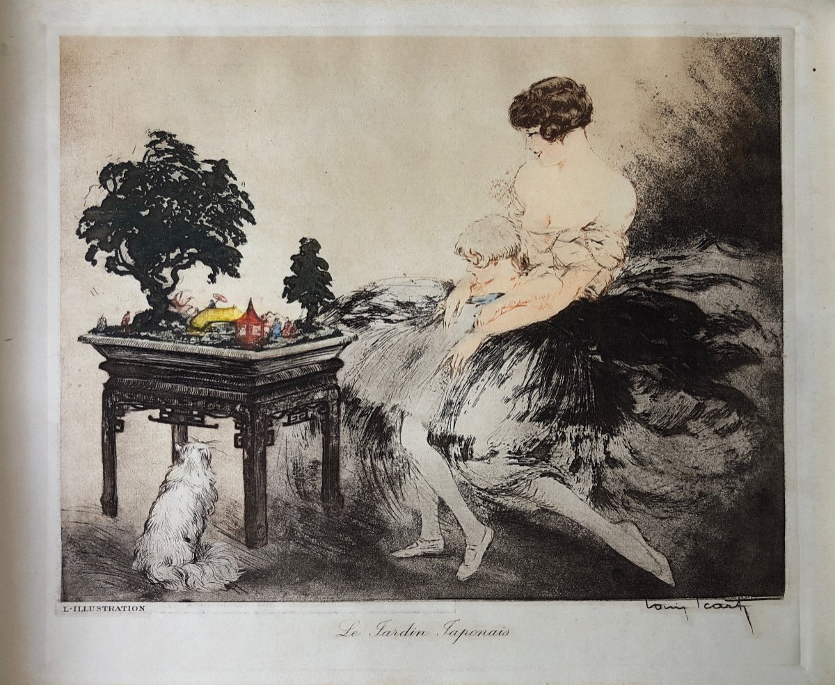 The Japanese Garden, Louis Icart-photo-2