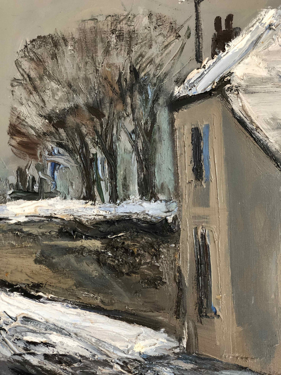 Neige à Poncey , Georges Laporte-photo-4