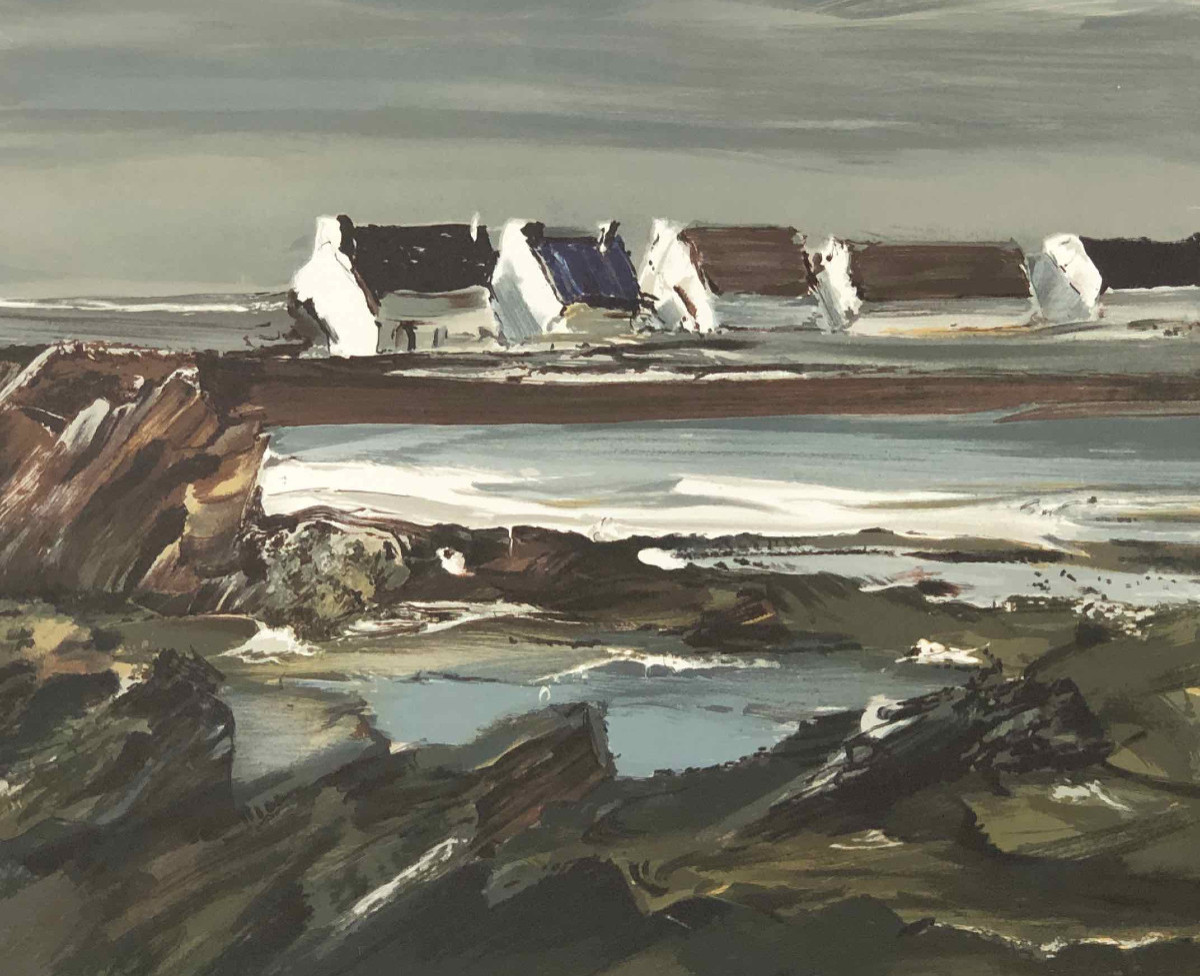 Georges Laporte , maisons de pêcheurs,  EA .-photo-1