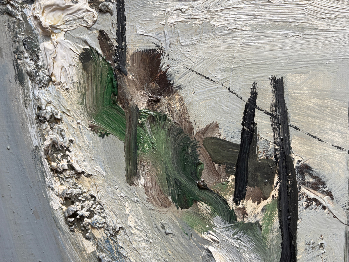 Snowy Road By Georges Laporte (1926-2000)-photo-4