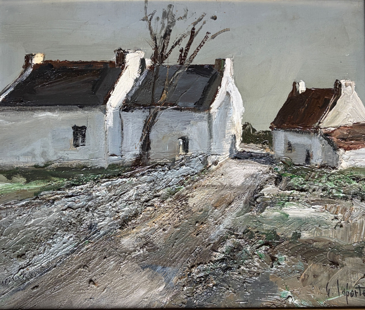 Breton Houses By Georges Laporte