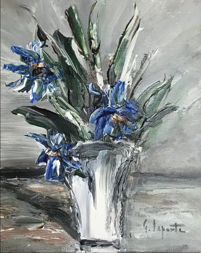 Bouquet bleu 