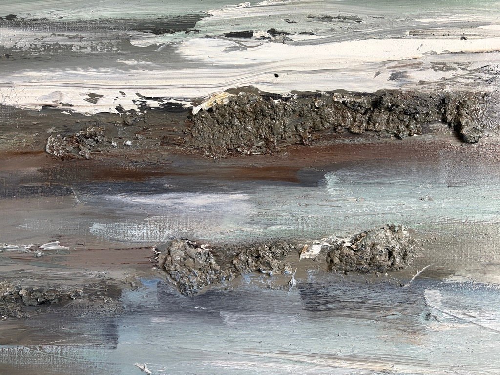Georges Laporte (1926-2000) Coucher de soleil – Côte sauvage, Quiberon-photo-3