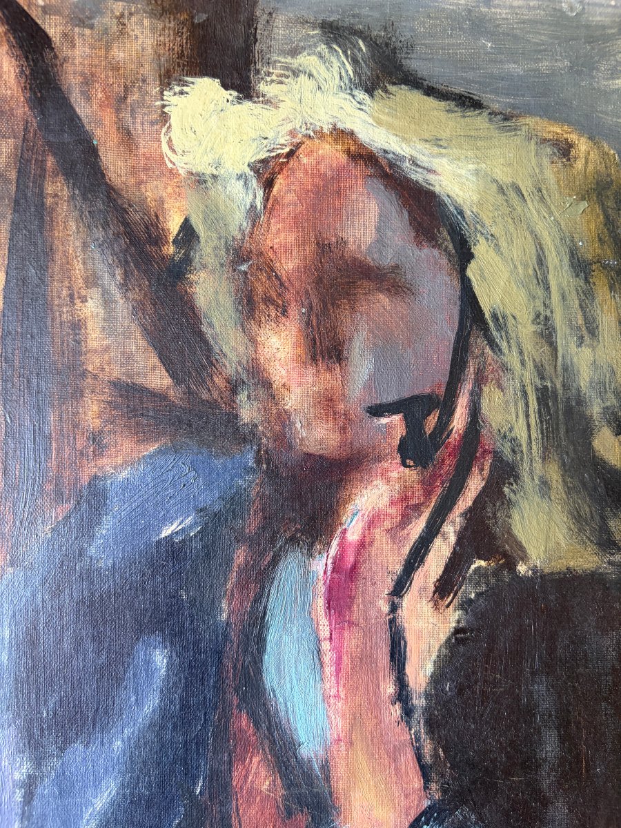 Roger Chastel (1897–1981).  Madame Chastel Or Sketch For  -photo-2