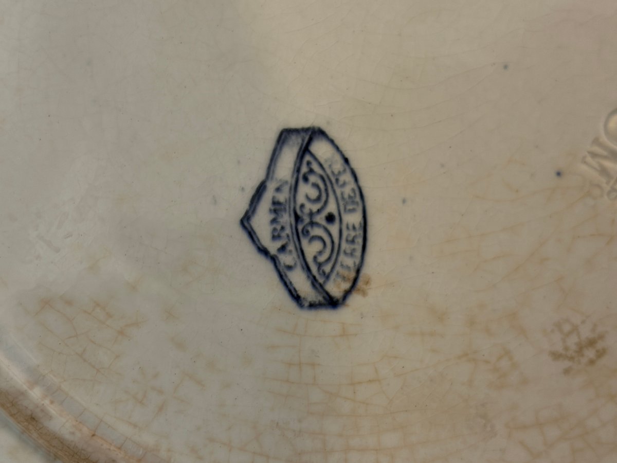 2 Carmen Plates With Dragonfly And Butterfly Designs -photo-2