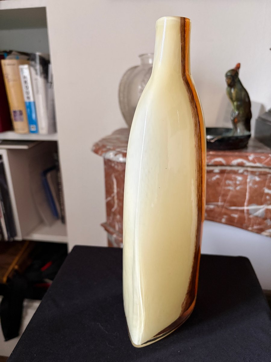 Grand vase soliflore Murano, Luciano Gaspari pour Salviati -photo-2