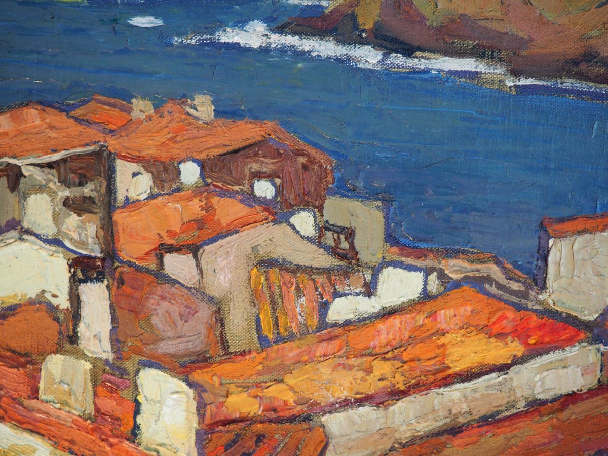 Collioure,  par Martin-Ferrières (1893-1972)-photo-1