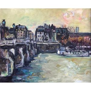 Maurice Verdier, Paris, Pont Neuf, Morning Light.