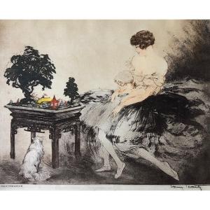 The Japanese Garden, Louis Icart