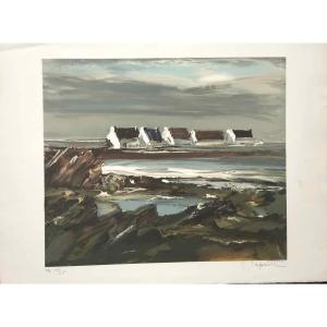 Georges Laporte , maisons de pêcheurs,  EA .