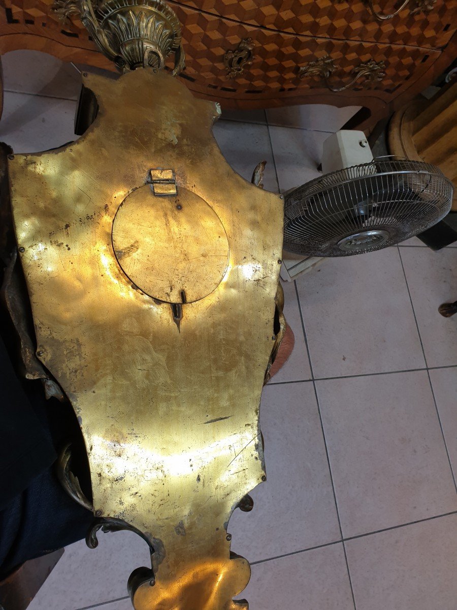 Important Bronze Wall Cartel, Watchmaker Samuel Marti-photo-2
