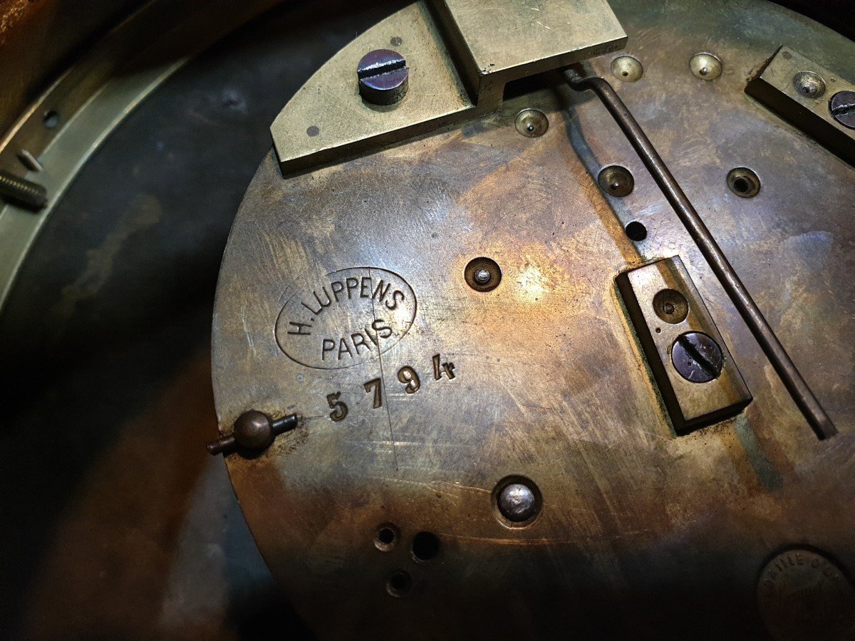 Important Bronze Wall Cartel, Watchmaker Samuel Marti-photo-4
