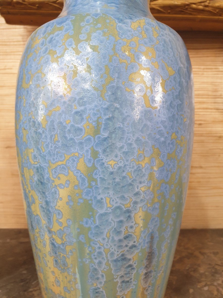Pair Of Stoneware Vases From Pierrefonds-photo-6