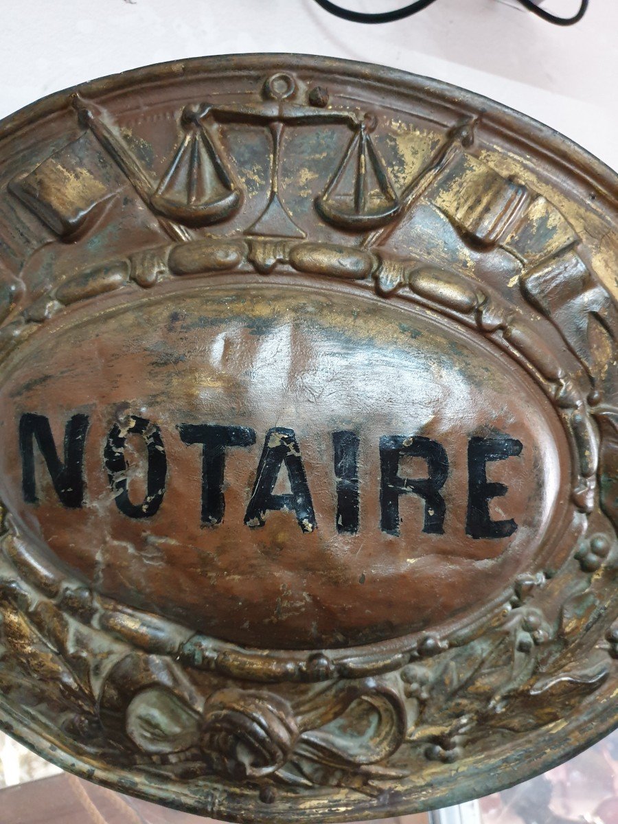 Enseigne Double De Notaire-photo-4