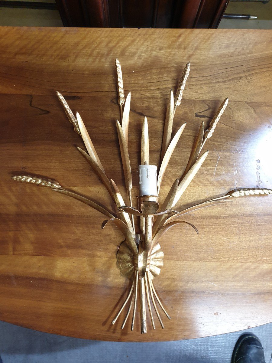 Golden Metal Wall Lamp Maison Florart-photo-2