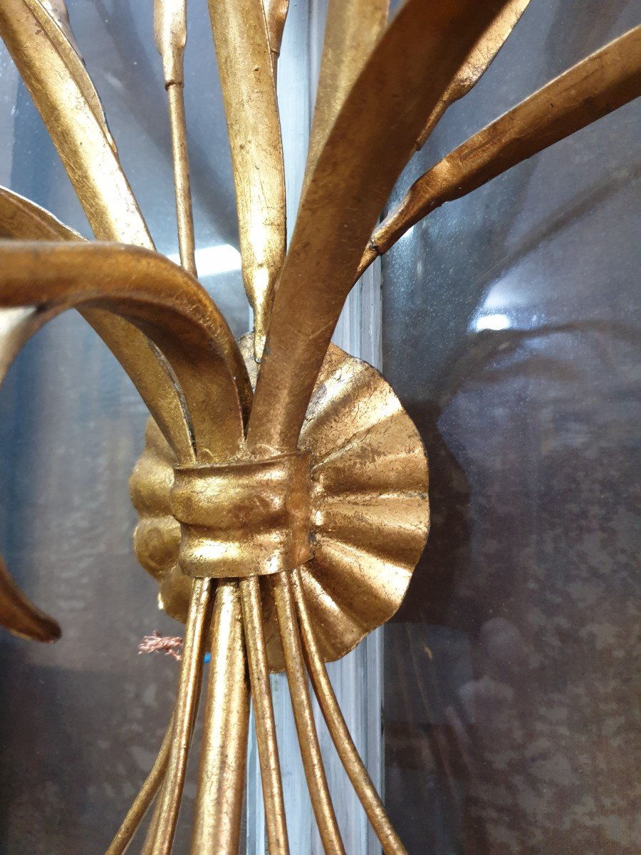 Golden Metal Wall Lamp Maison Florart-photo-4
