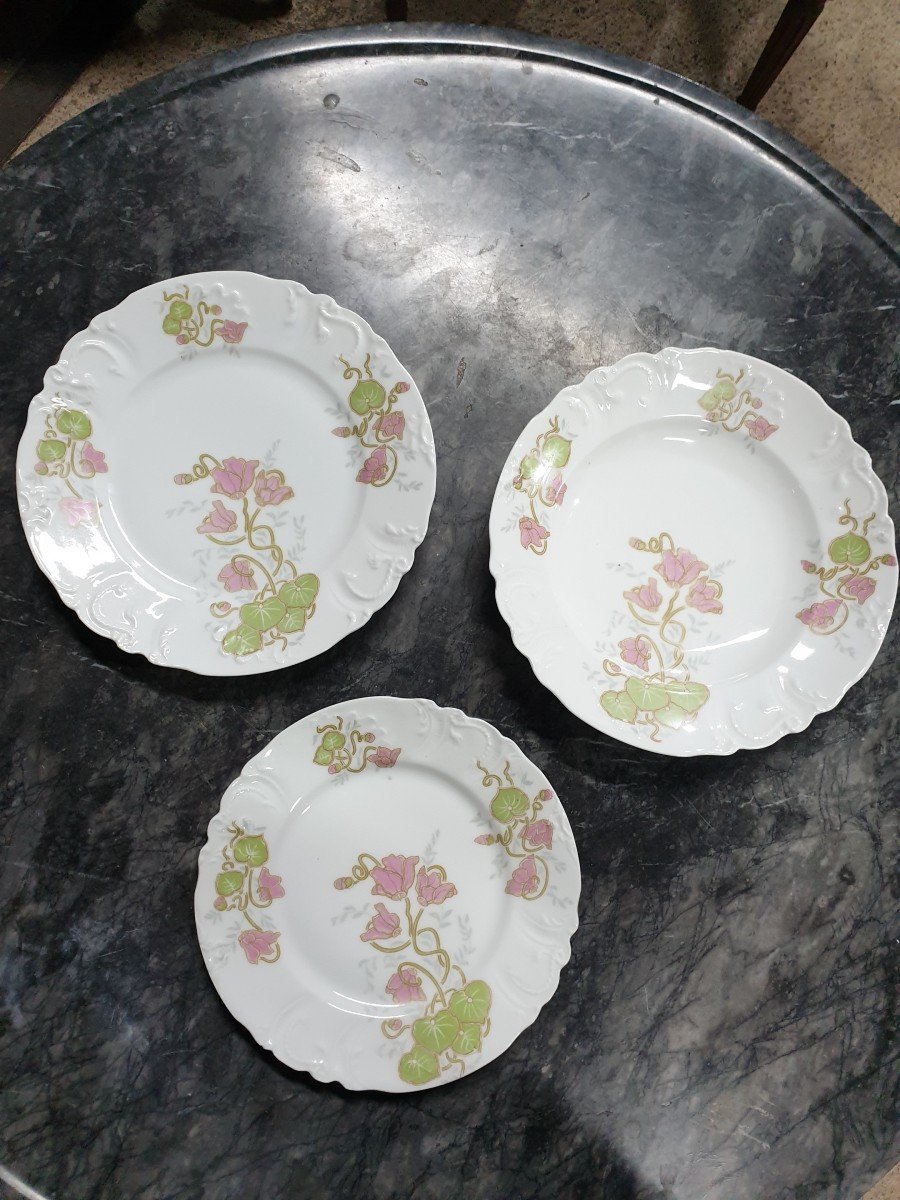 Table Service In Limoges Porcelain Manufacture Léon Sazerat-photo-5