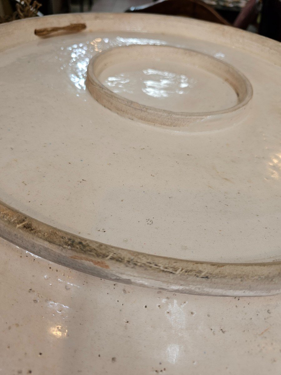 Très Important Plat Art Nouveau En Céramique Signé Edmond Lachenal -photo-7