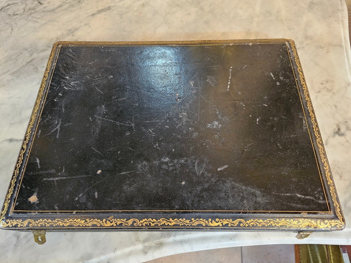 Riche Et Complet Coffret De Service Napoléon III  Argent Fourré -photo-4