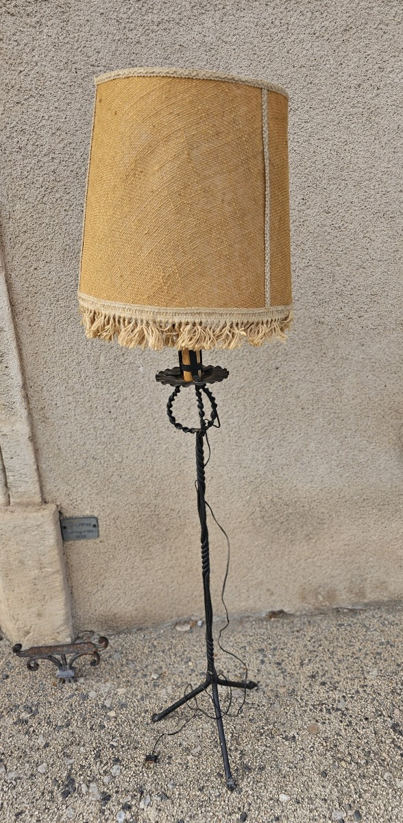 Lampadaire en fer 