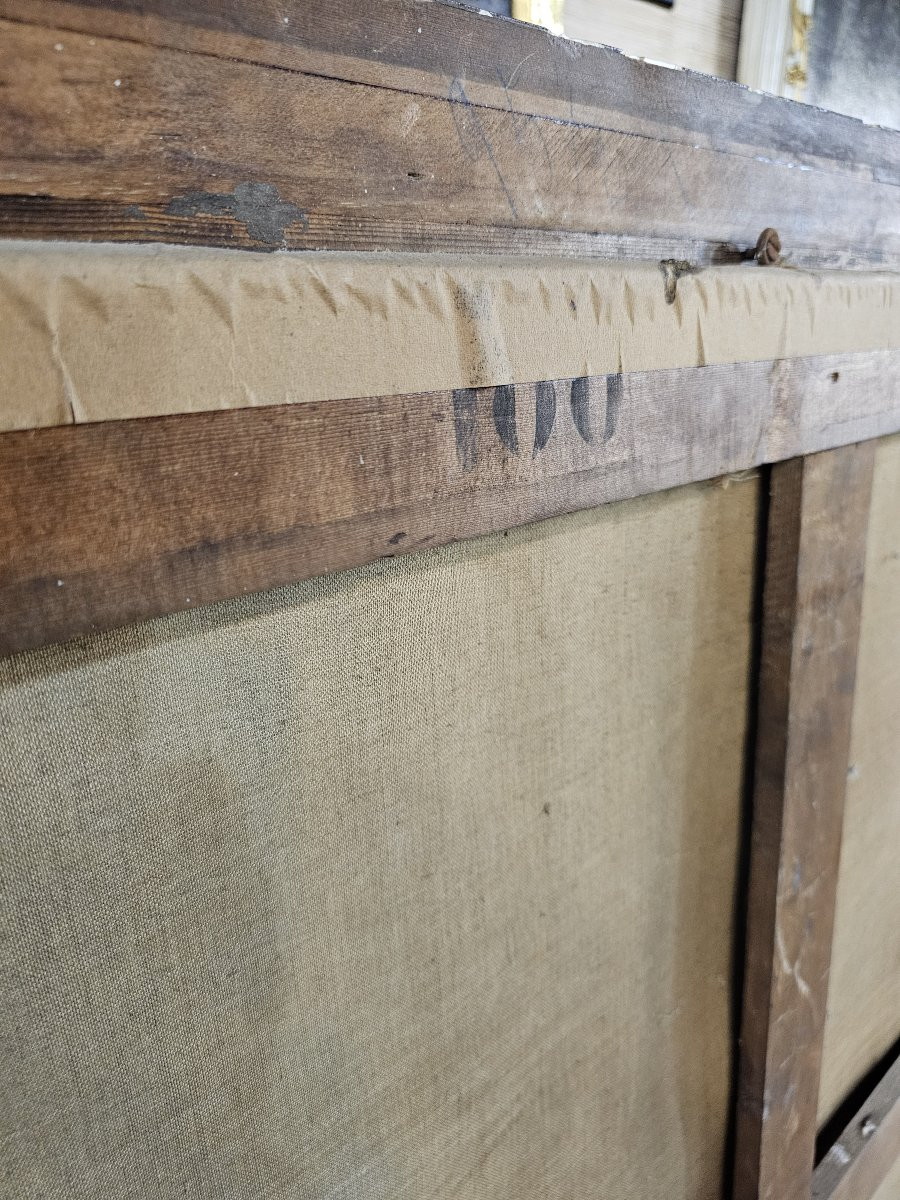 Pastel "jeune femme à l'ombrelle" signé Sonia ROUTCHIN ( 1879 - 1931 )-photo-6