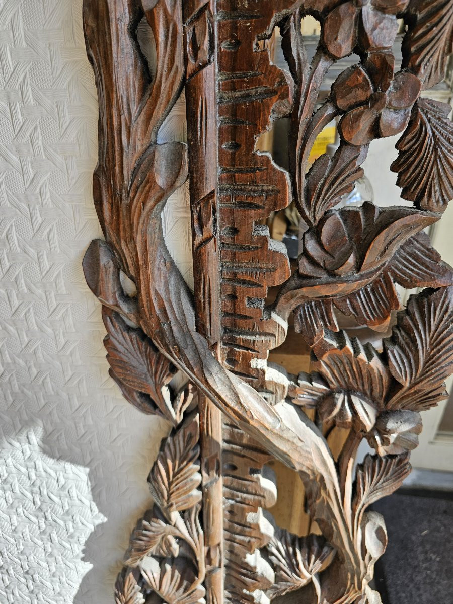 Very Large Carved Wooden Frame -photo-6