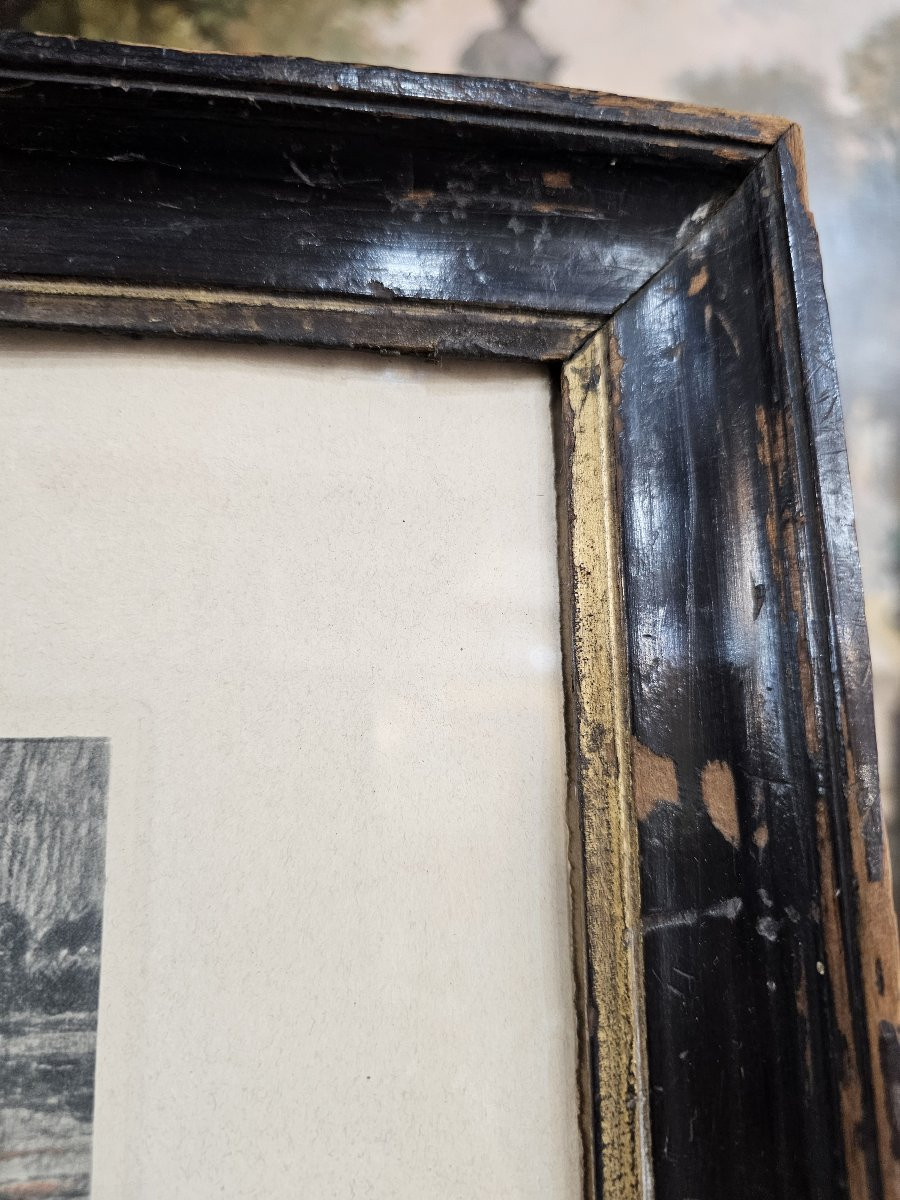 Framed Lithograph "the Circus" After Henri De Toulouse-lautrec-photo-5