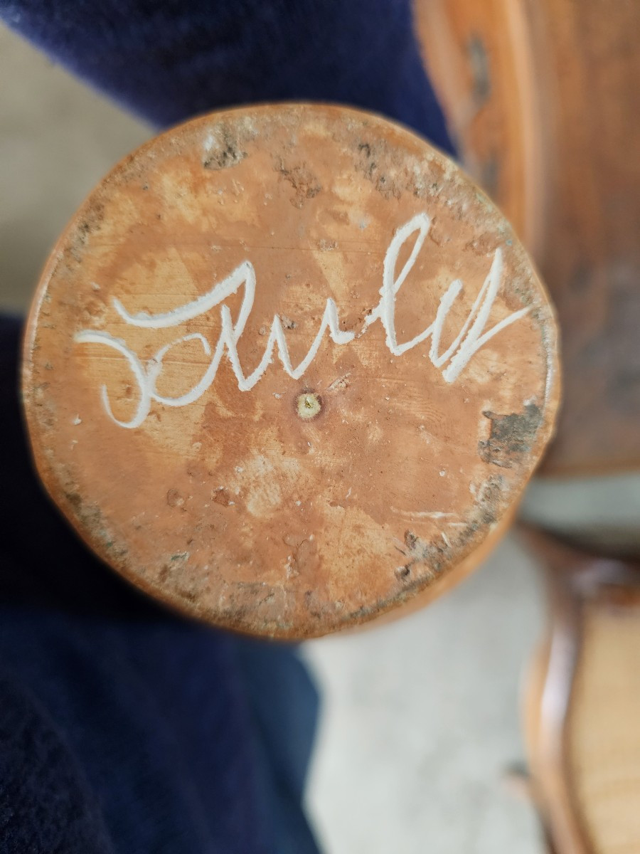 Decorated Terracotta Vase Signed Jean Paulet-photo-1