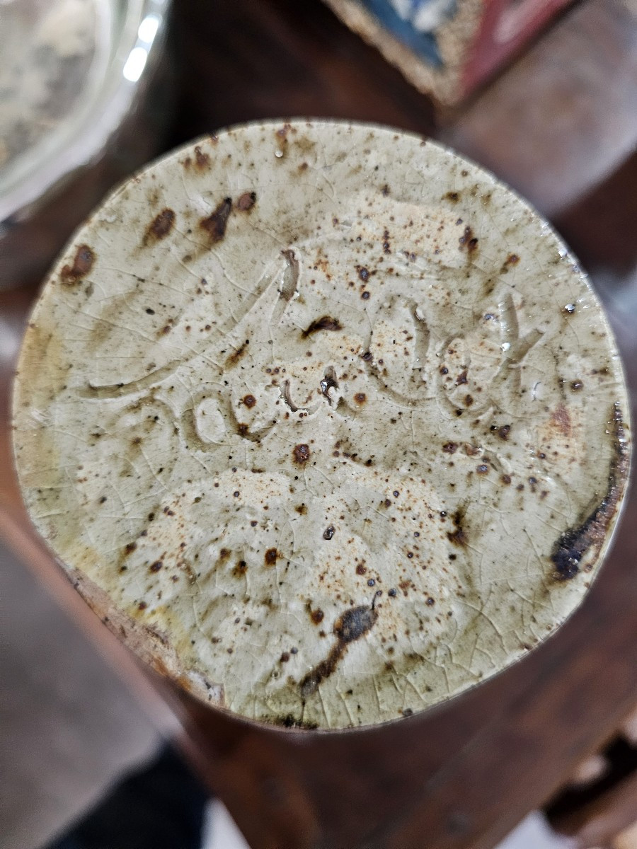 Glazed Terracotta Vase Signed Jean Paulet-photo-1