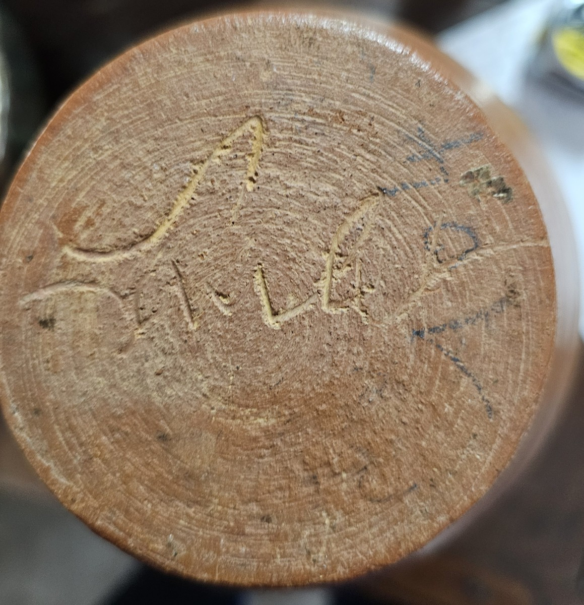 Decorated Terracotta Vase Signed Jean Paulet-photo-1