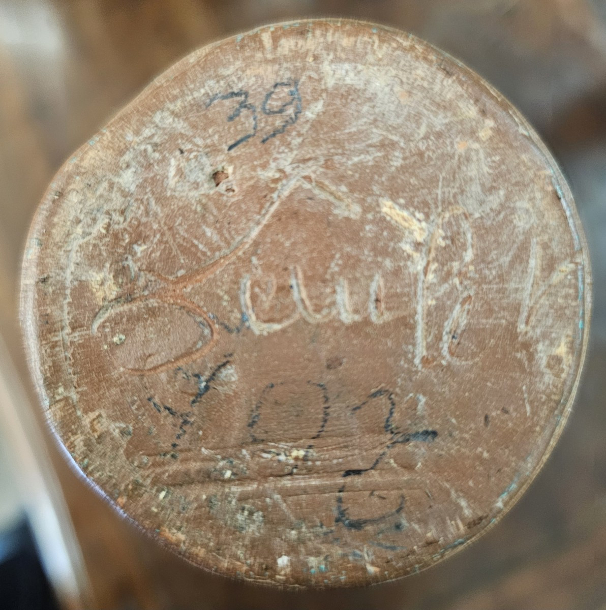 Decorated Terracotta Vase Signed Jean Paulet-photo-1