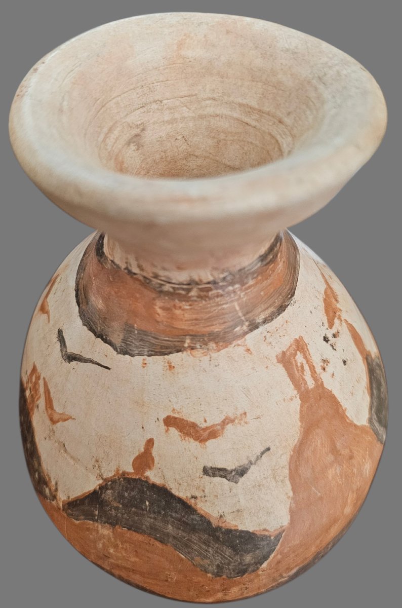 Vase en terre cuite décoré signé Jean PAULET-photo-3