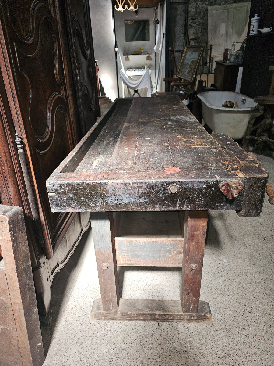 Carpenter's Workbench With 2 Vices-photo-2