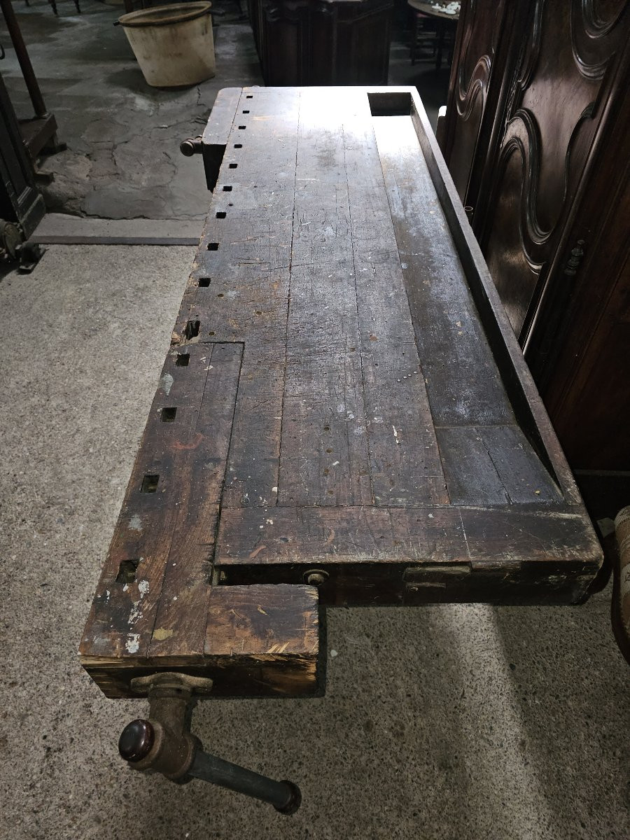 Carpenter's Workbench With 2 Vices-photo-3