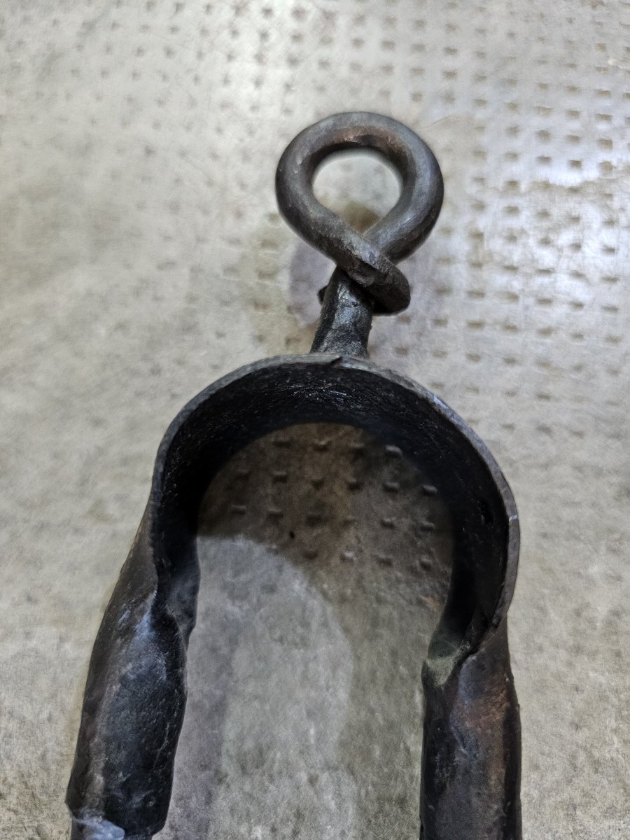 Nécessaire de cheminée en fer forgé,  fabrication artisanale -photo-2