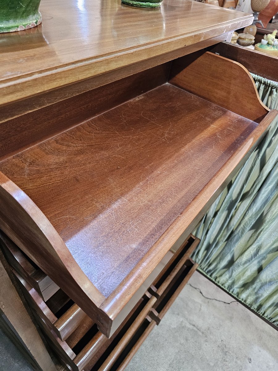 Mid-20th-century Mahogany Storage Cabinet -photo-5