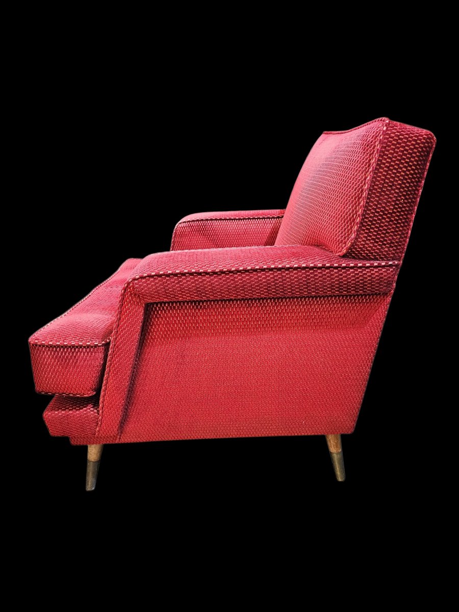 Pair Of Armchairs From The 1950s/1960s-photo-3