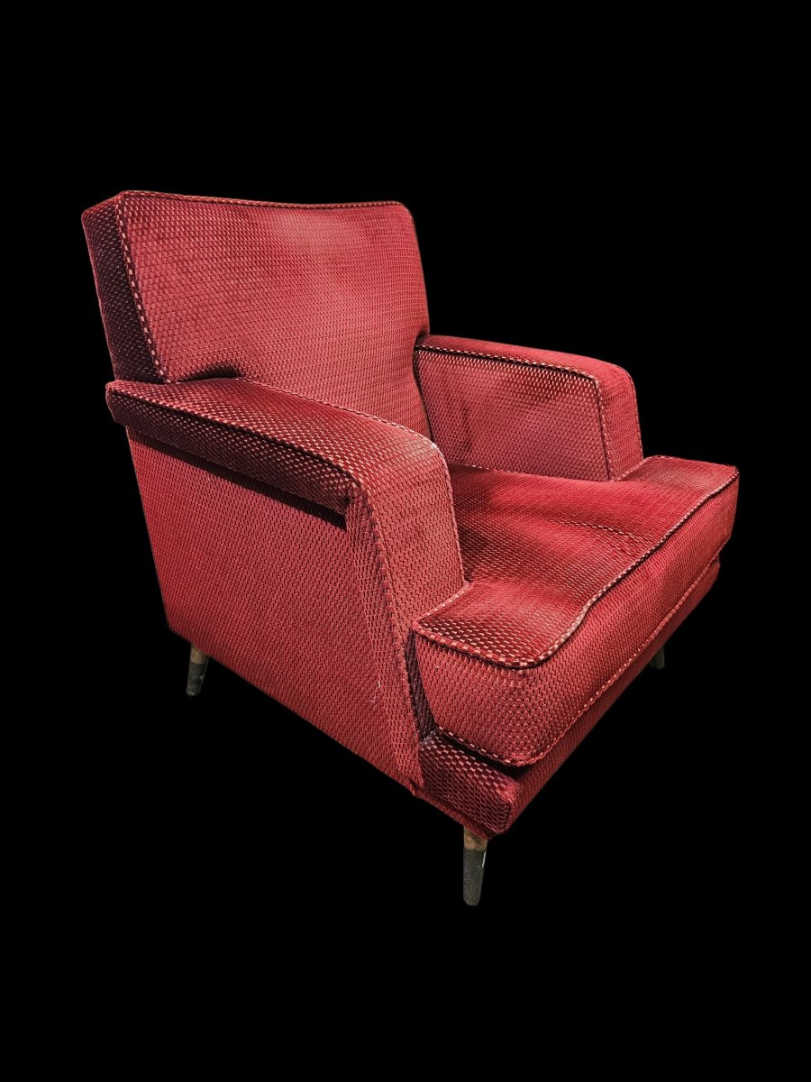Pair Of Armchairs From The 1950s/1960s-photo-4