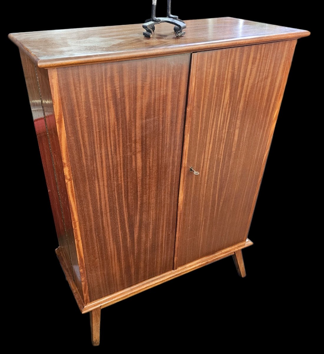 A Fold-away Desk Inside A Cabinet Known As A -photo-4