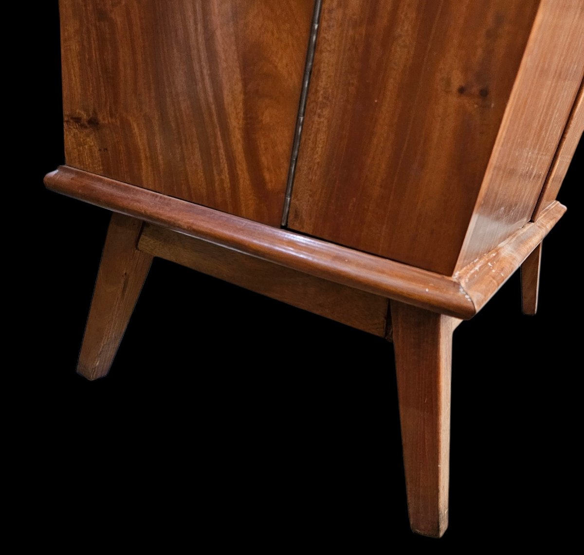A Fold-away Desk Inside A Cabinet Known As A -photo-8