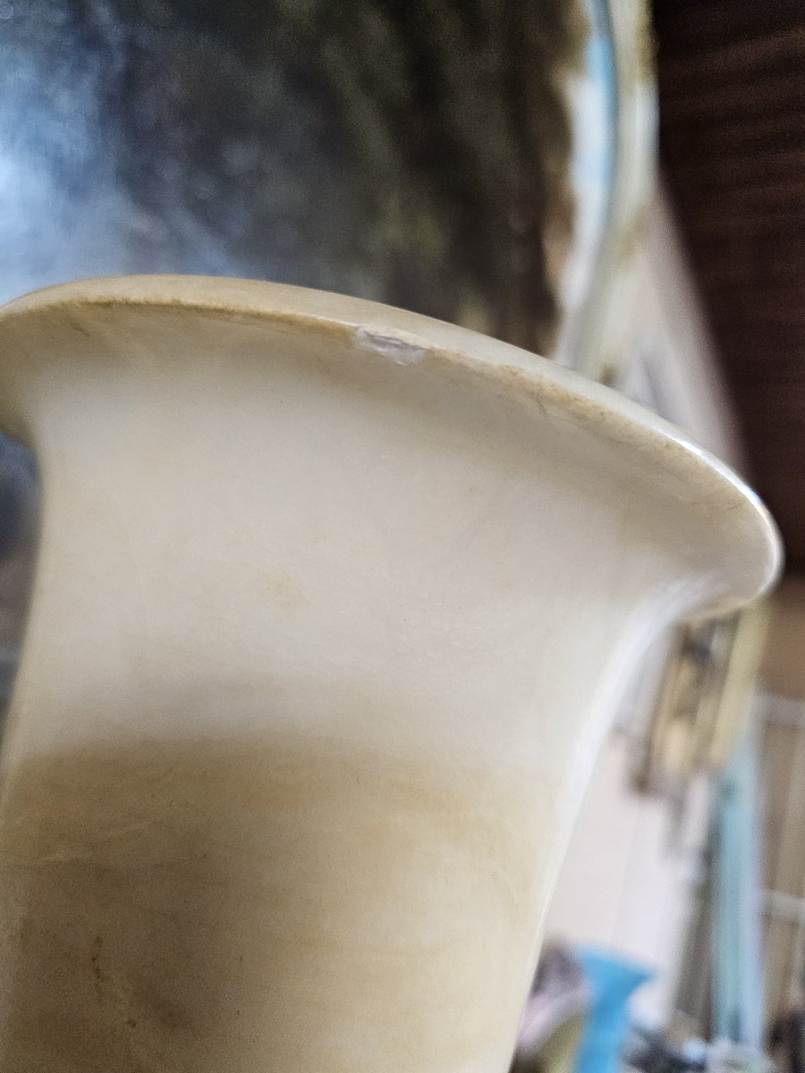 Importante lampe en albâtre -photo-4