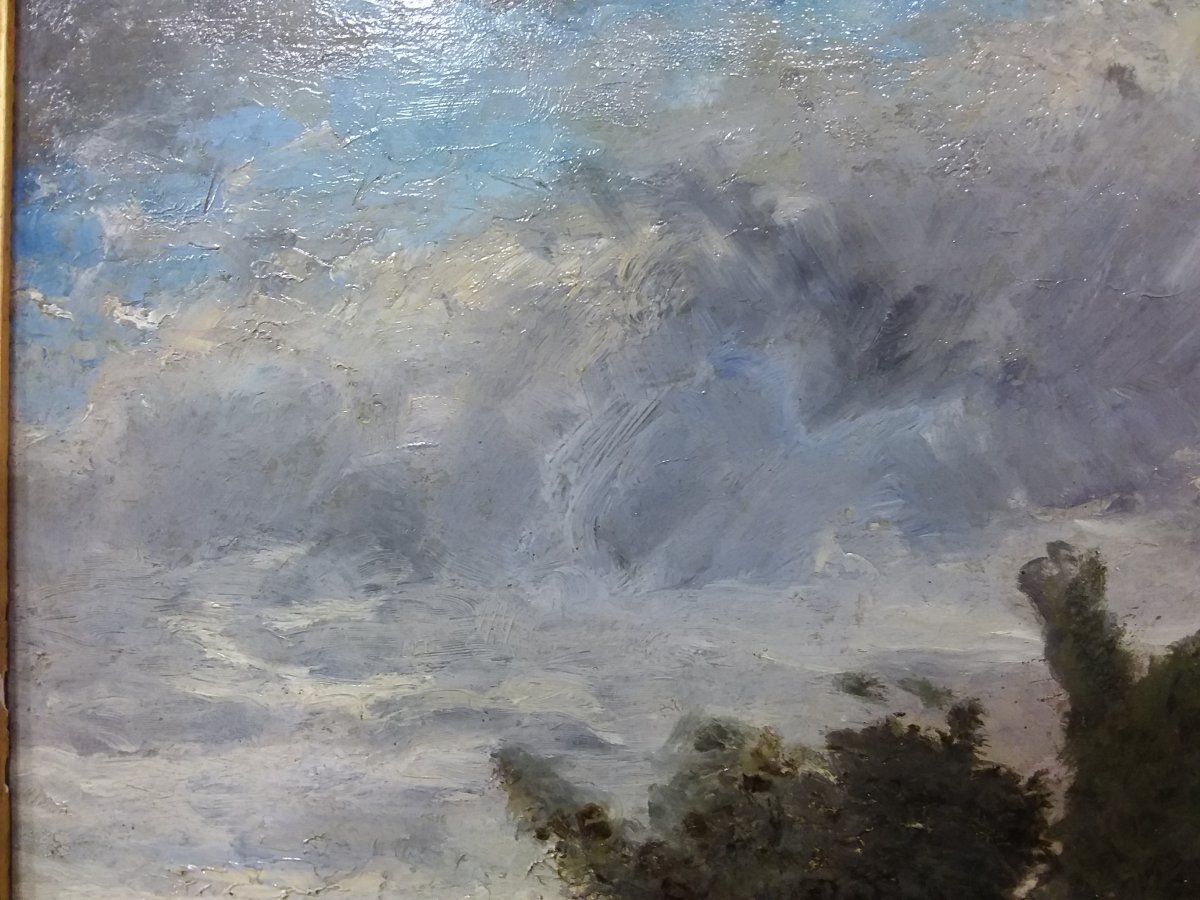 Pair Of Paintings Signed VallÉe Étienne Maxime In Their Original Frames-photo-6