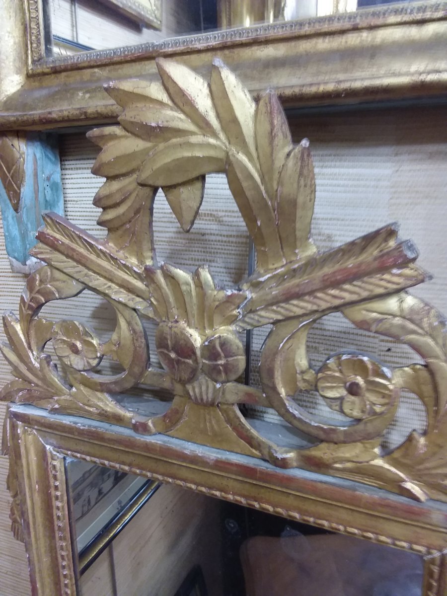 Miroir De Style Louis XVI XIXème -photo-2